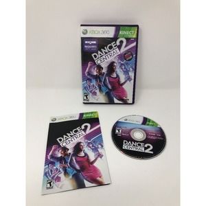Dance Central 2 Game Xbox 360 Requires Kinect Case Disc Manual Tested Works